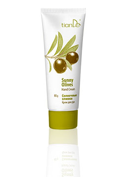 Крем для рук от сухости, питательный  "Солнечные оливки"