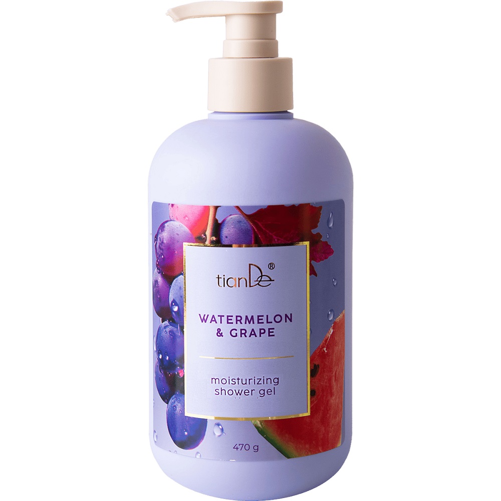 Увлажняющий гель для душа «Арбуз и виноград» - для поврежденной и раздраженной кожи