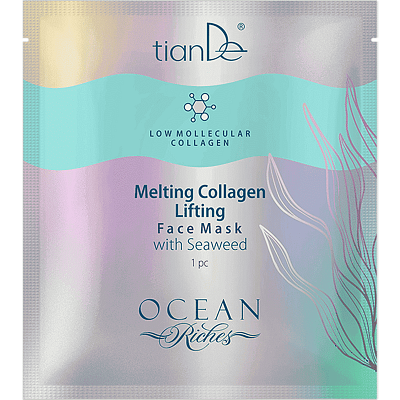 Тануча колагенова ліфтинг-маска для обличчя з морськими водоростями